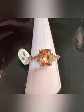 NWT BP Smokey Topaz Ring Size 8 Bomb Party
